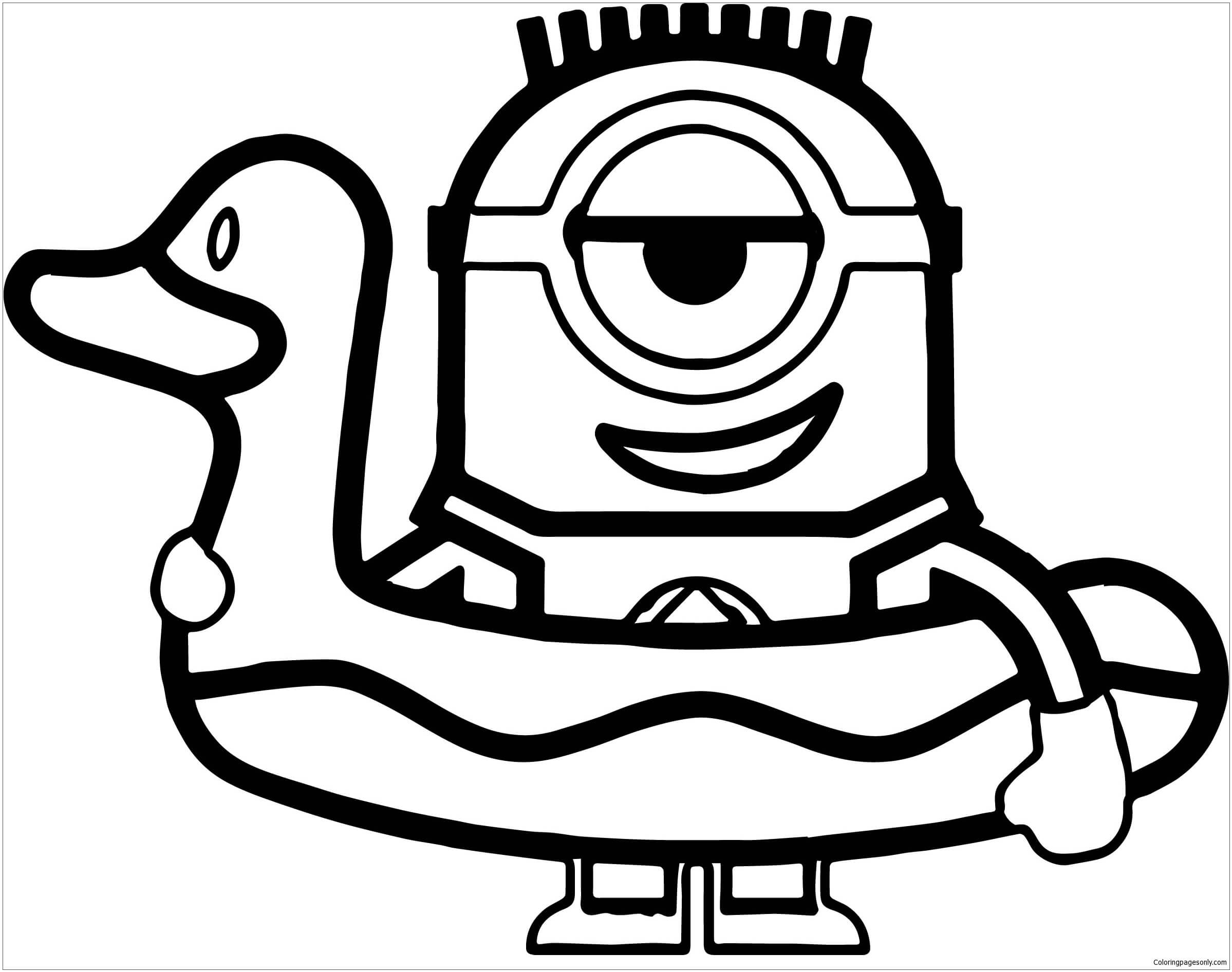 minions para colorir online