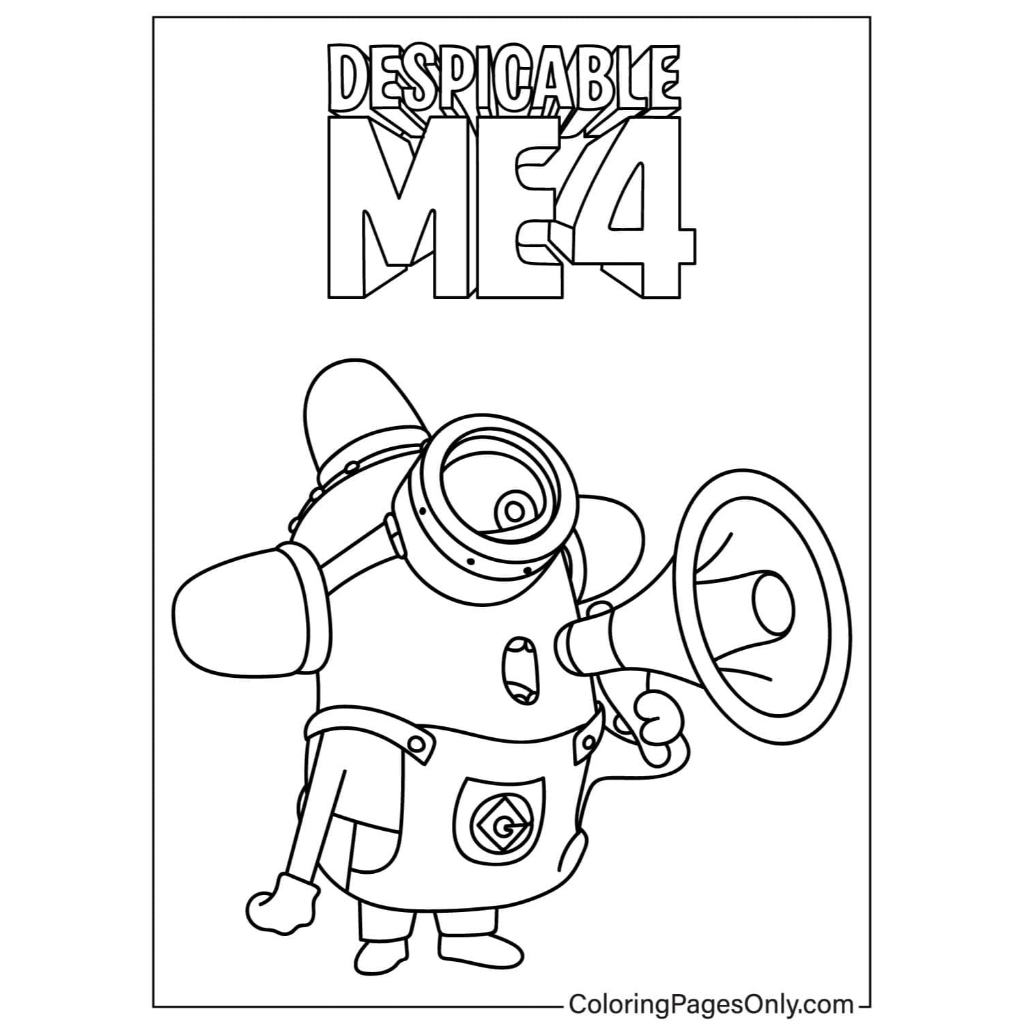 minions para colorir online