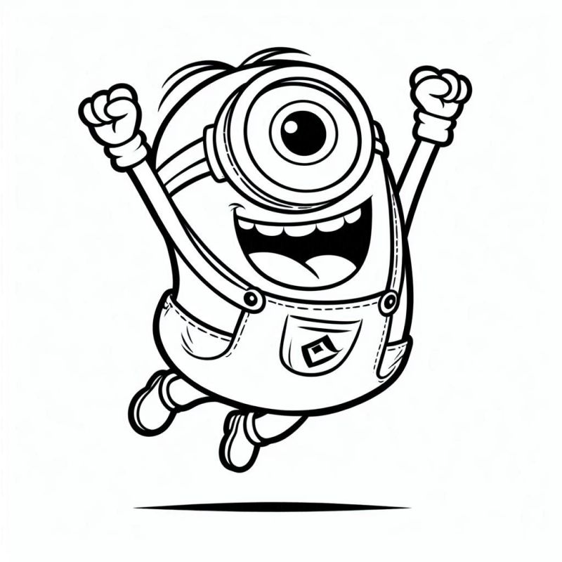 desenhos dos minions para imprimir