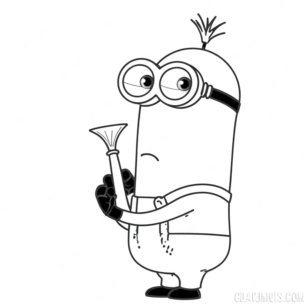 atividade de pintar minions