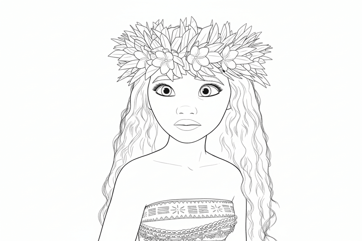 erros comuns ao colorir desenhos da moana