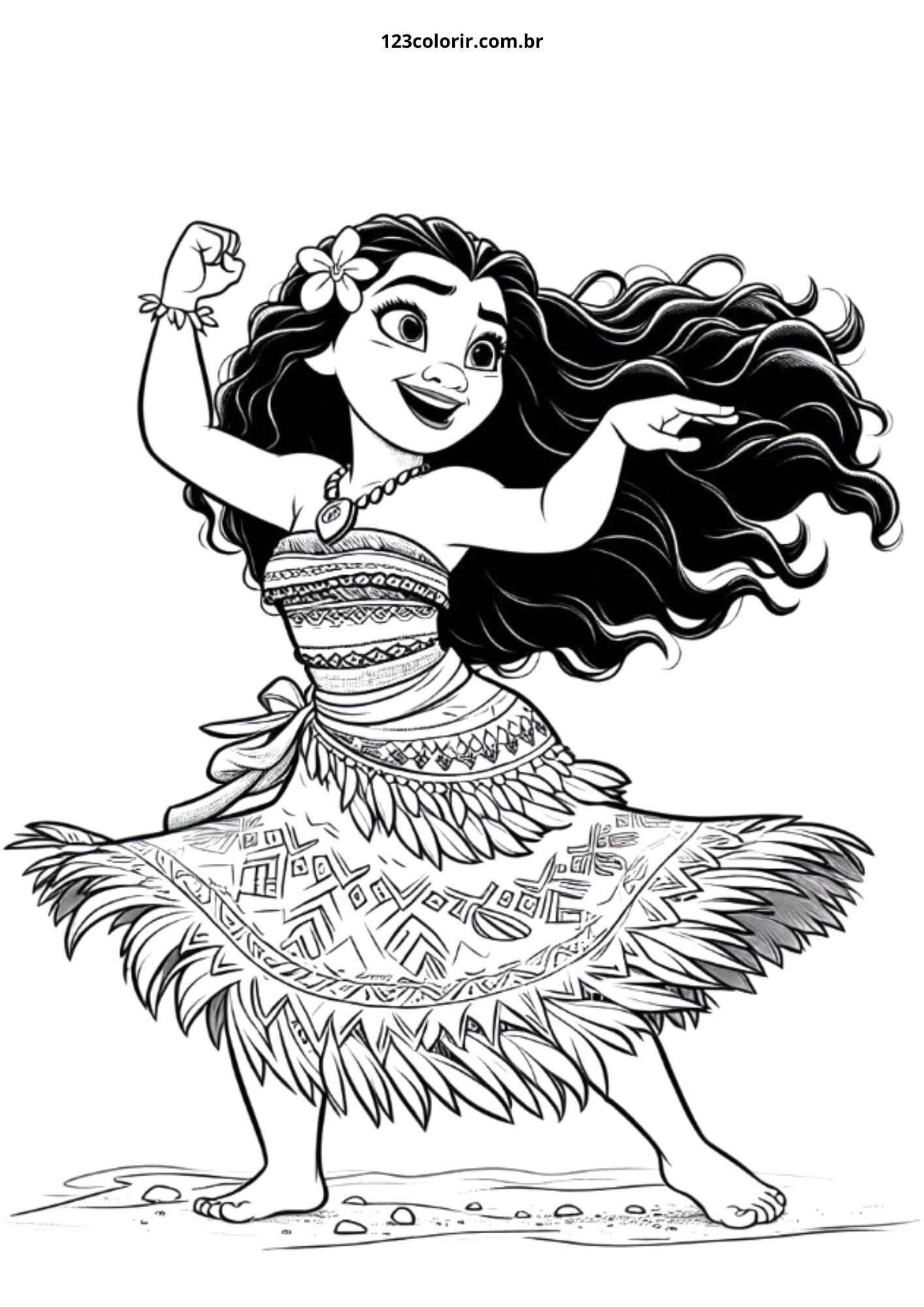 desenhos da moana para imprimir vs livros de colorir