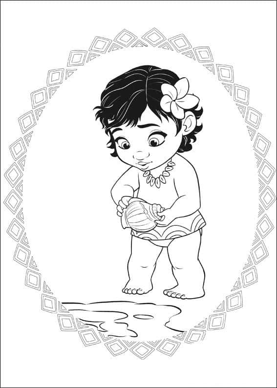 erros comuns ao colorir desenhos da moana