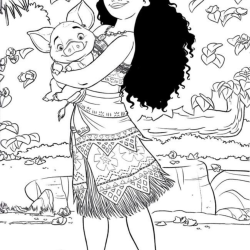melhores desenhos da moana para imprimir