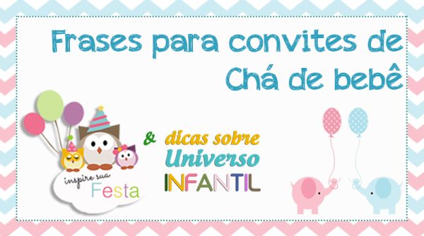 texto convite cha de fraldas com tamanhos