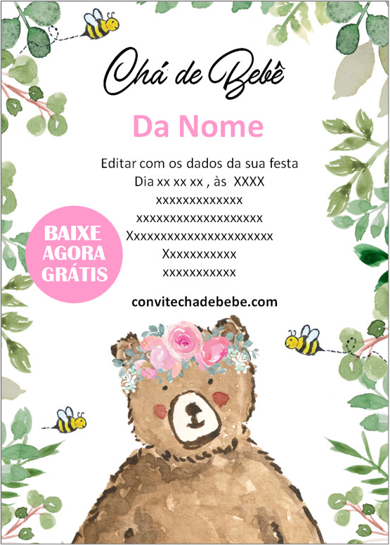 evitar erros comuns convite cha de bebe