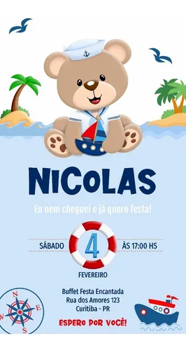 As melhores frases para convites de festa marinheiro