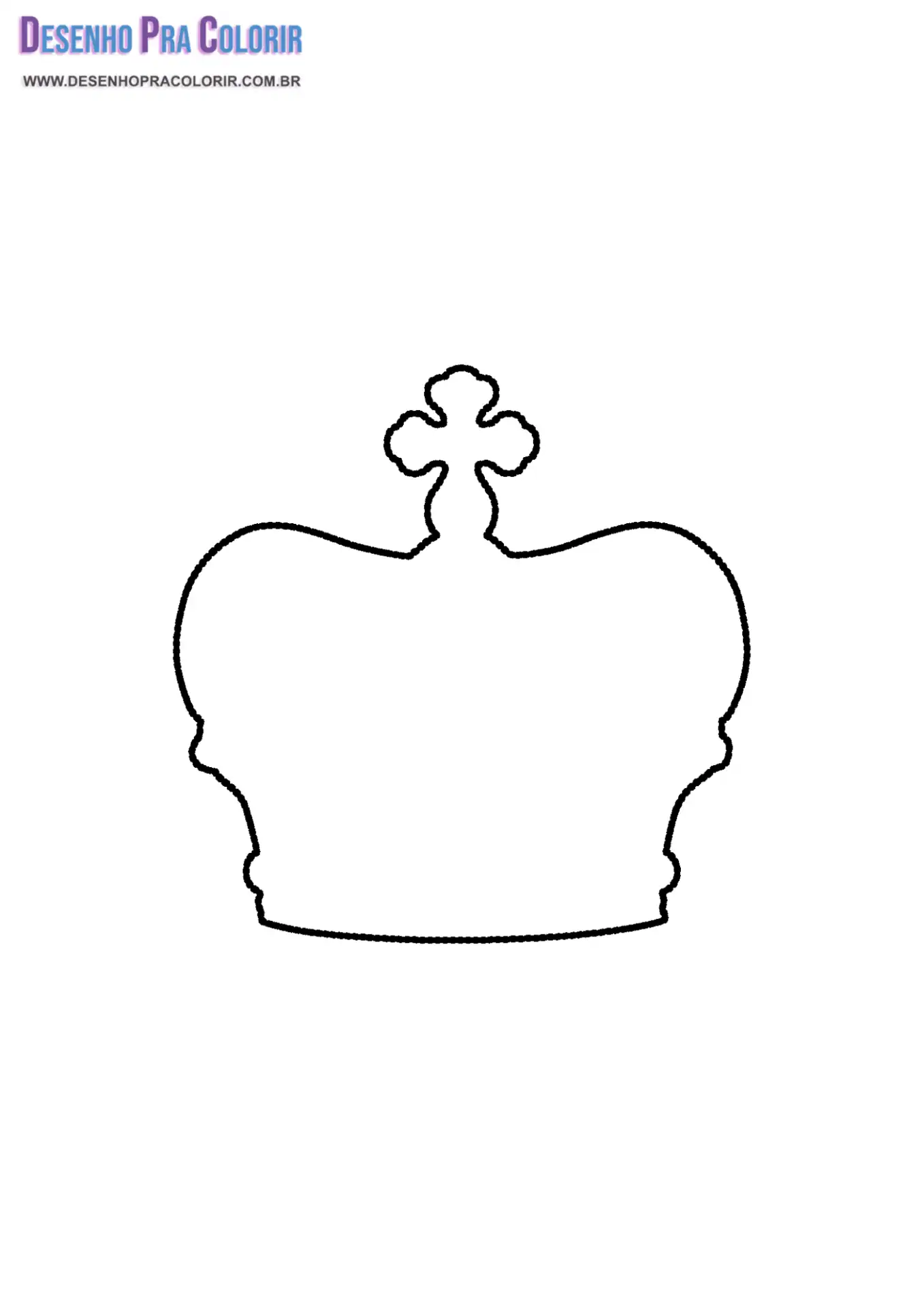 coroa de papel para imprimir