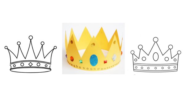 molde coroa princesa