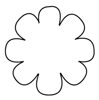 flores de papel para imprimir