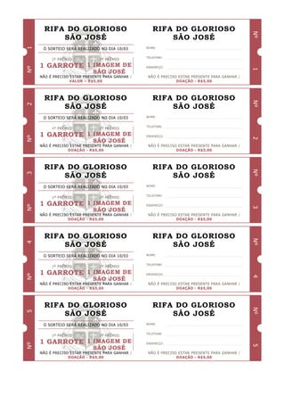 template de rifa editável grátis