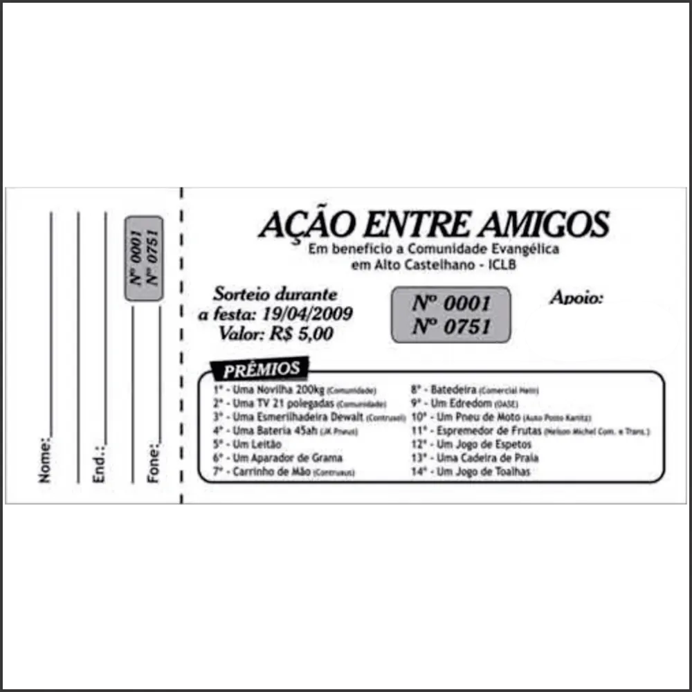 sorteio online com causa social