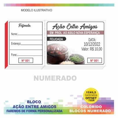 modelos de bilhete de rifa para imprimir