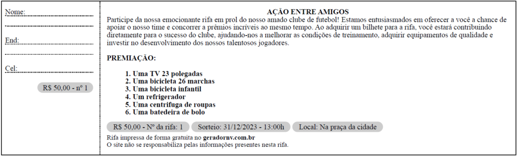 download modelo de rifa