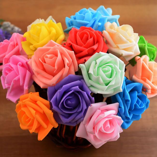 10 ideias criativas de rosas em eva para decorar sua casa