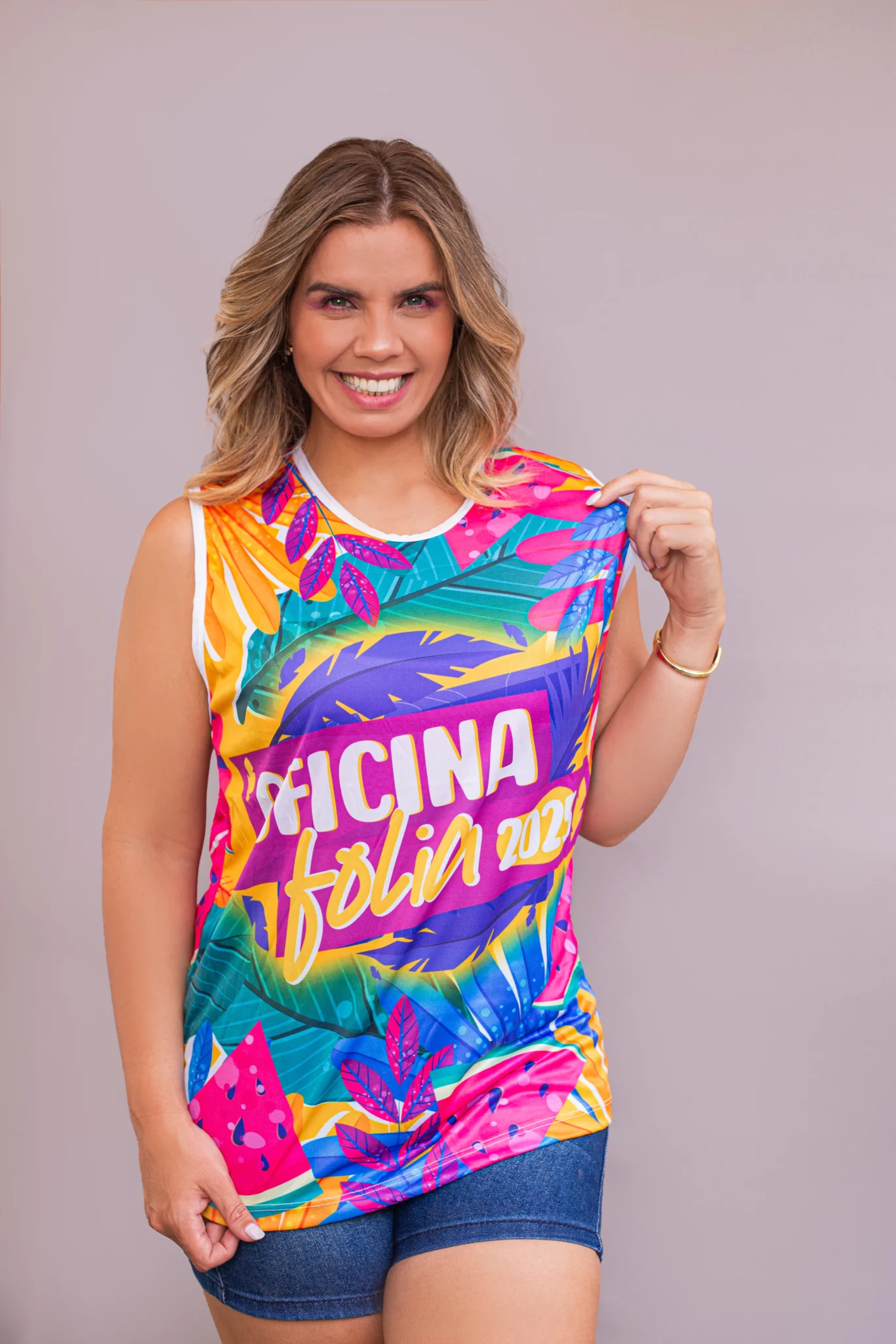 Abadá com franjas