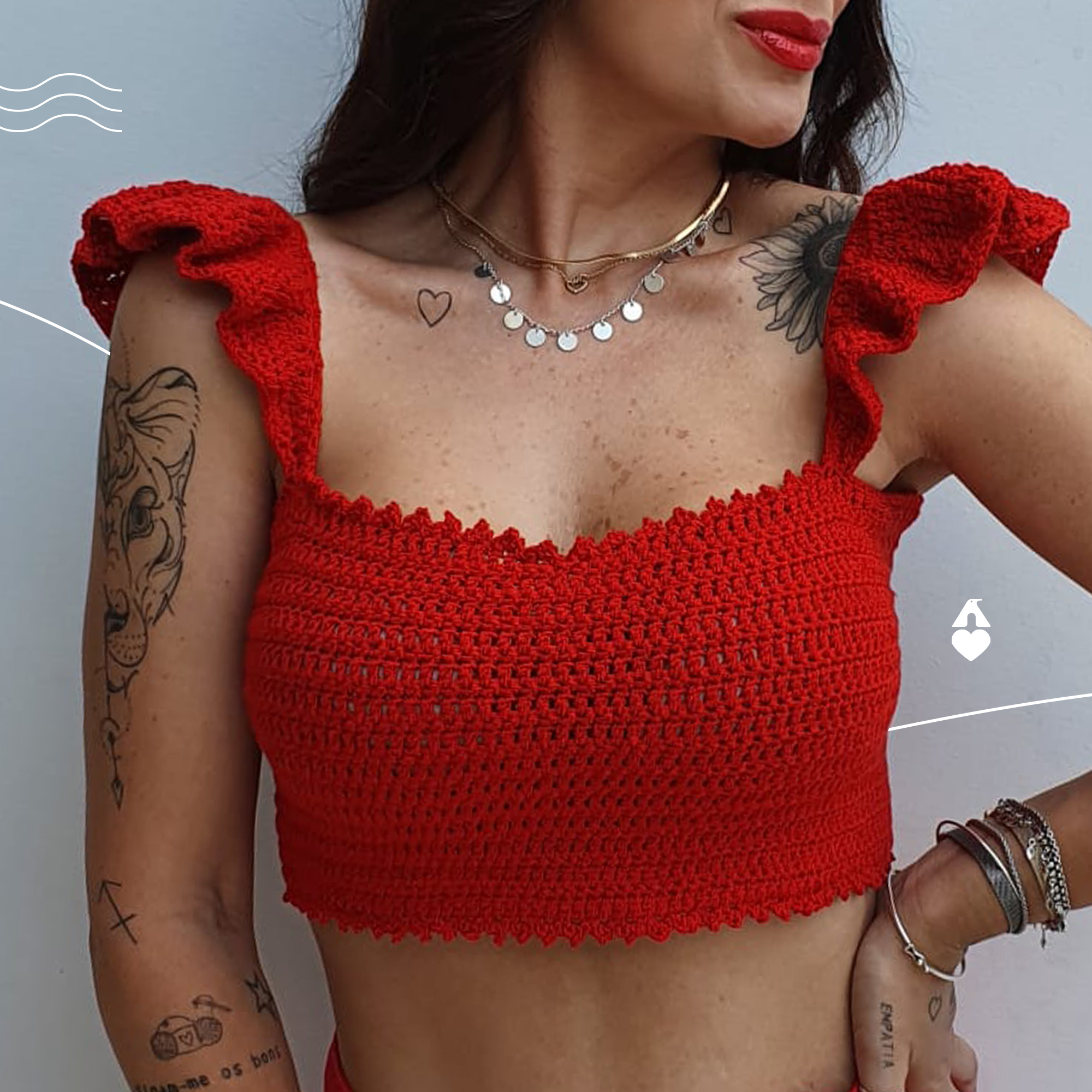 modelos de cropped de crochê para festas