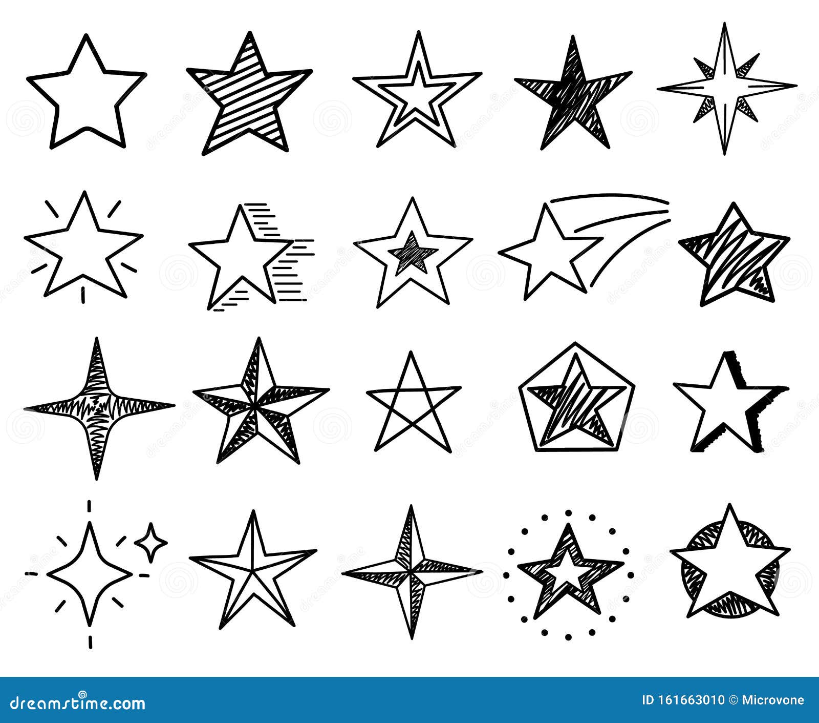 modelos de estrela para imprimir