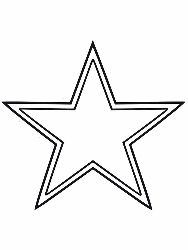 estrelas para recortar e colar