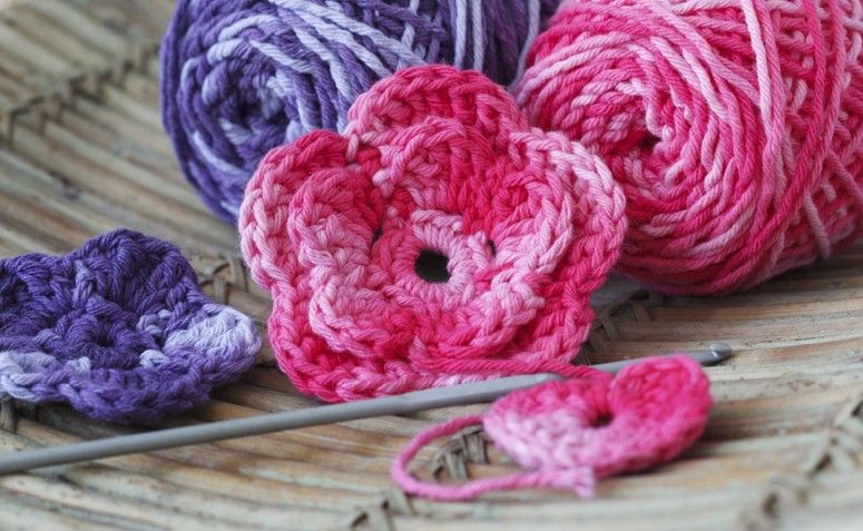 modelos de flores em croche