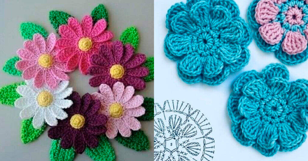 erros comuns ao fazer flores de crochê