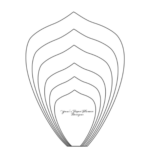 silhuetas de flores para imprimir