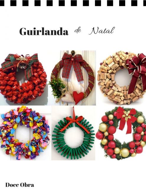 guirlanda de natal barata como economizar na decoracao