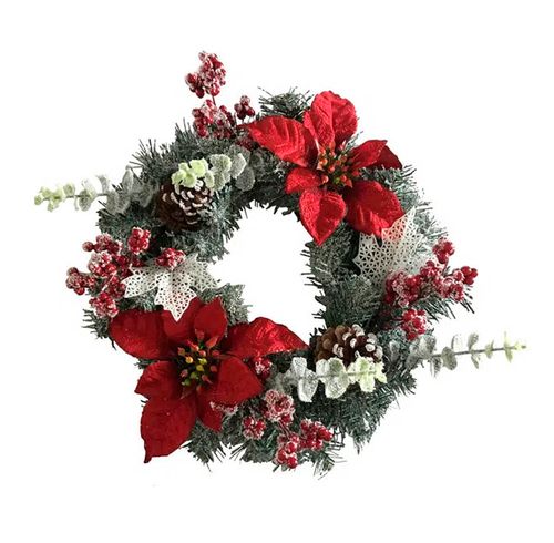 ideias criativas guirlandas natalinas para sua porta