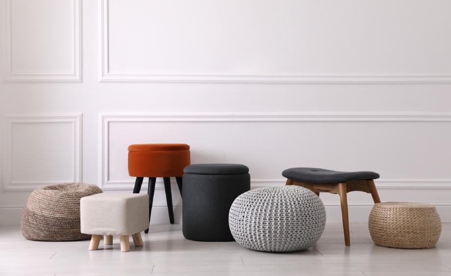 Puffs baú: a solução perfeita para organizar e decorar