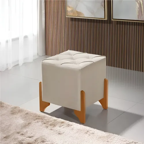 Puffs com encosto e pufe cama: versatilidade para espaços pequenos