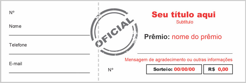 rifa de quilo modelos