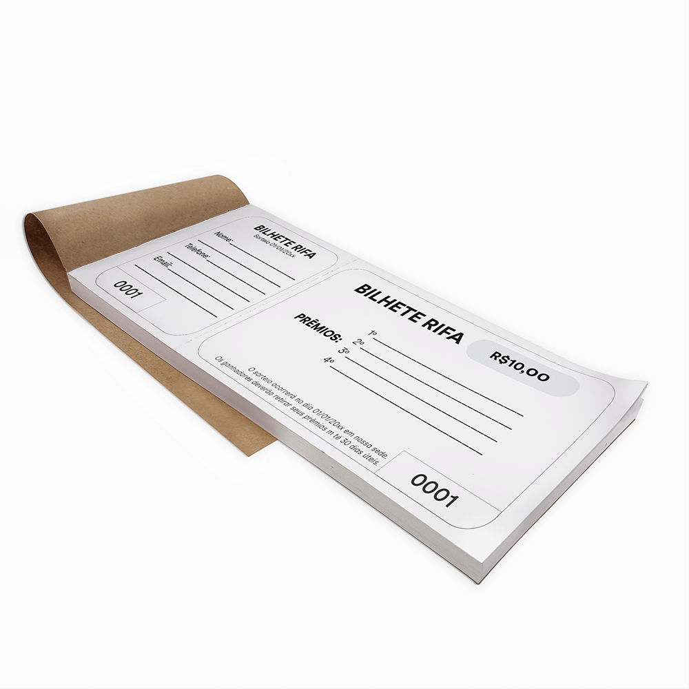 template de rifa solidária grátis