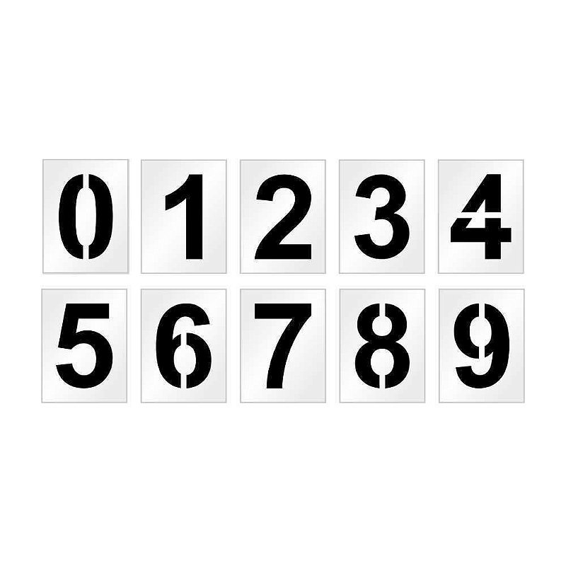 Moldes de números em EVA: Ideias criativas para artesanato