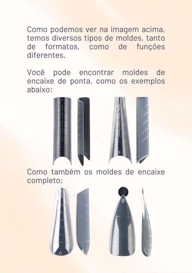 erros comuns ao usar molde f1 unhas