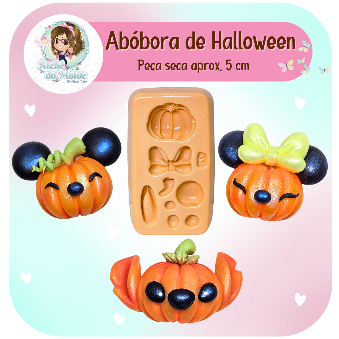 molde abóbora para centro de mesa