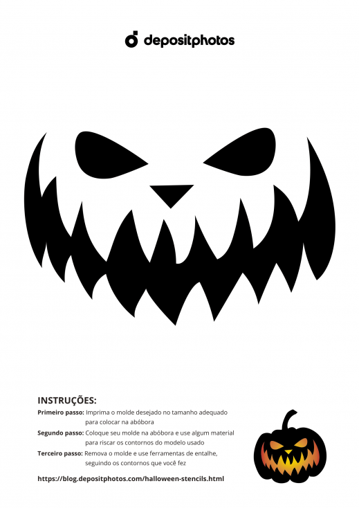 molde abobora halloween passo a passo