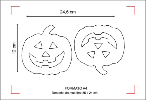 molde abobora halloween para lembrancinha