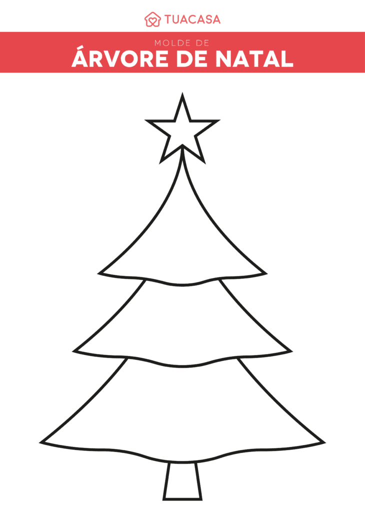 molde arvore para imprimir