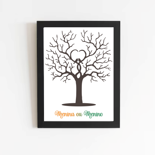 molde arvore para imprimir