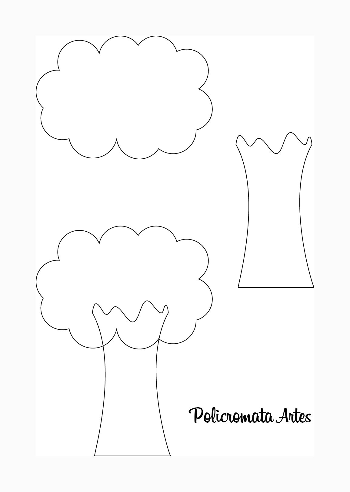 Moldes de Árvore Seca para Imprimir: Guia Completo de Silhuetas e Vetores