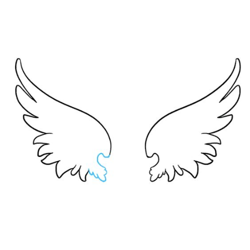 molde asa de anjo para fantasia infantil EVA