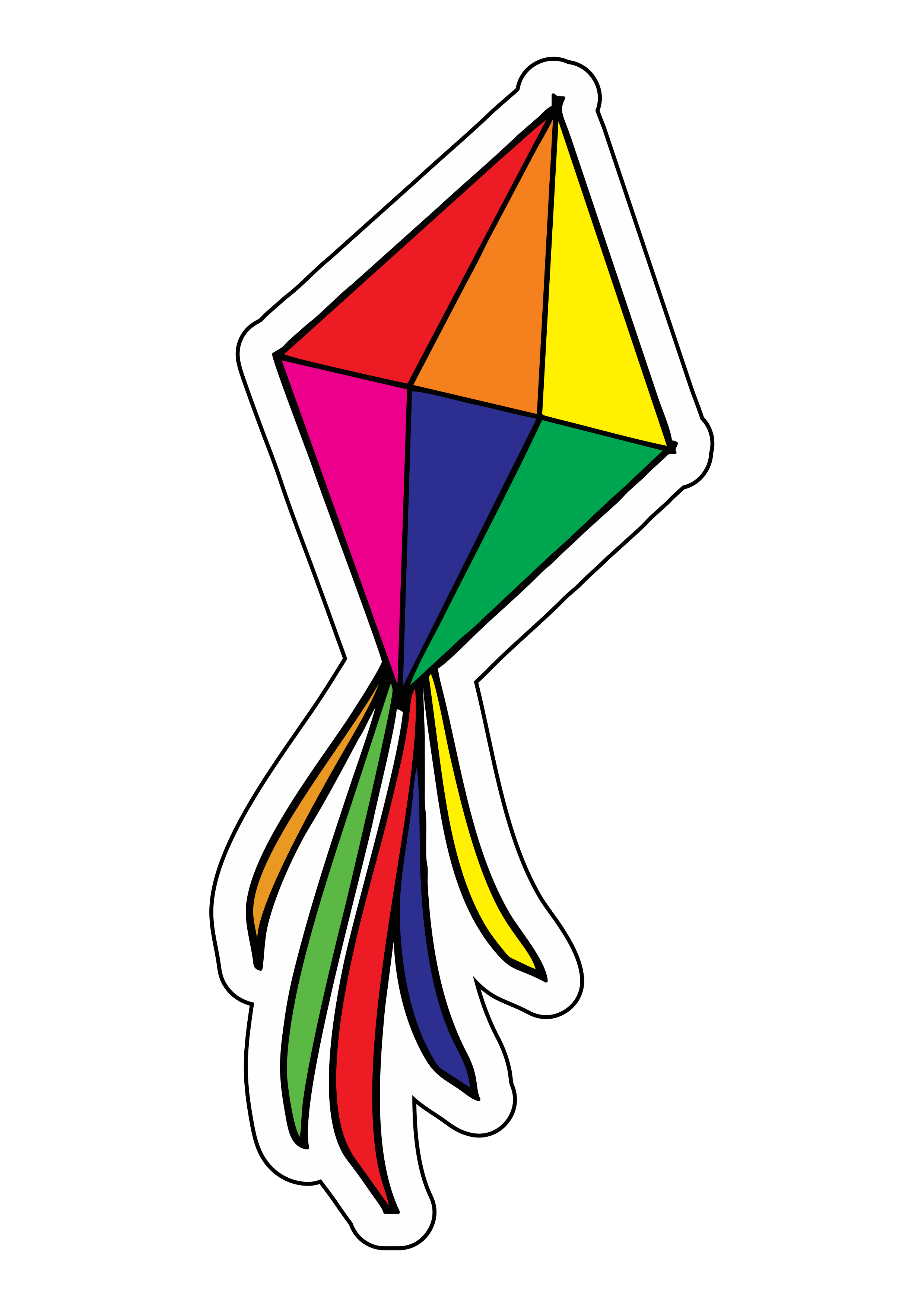 molde balão junino feltro passo a passo