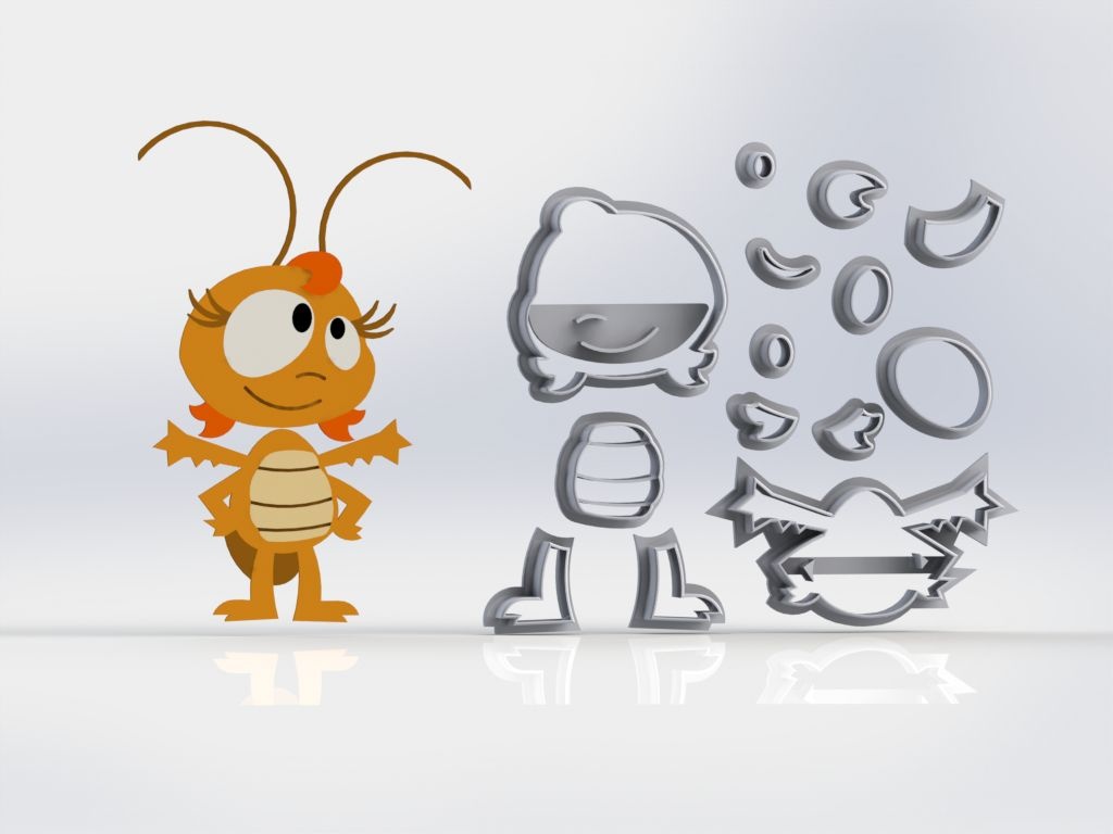 molde baratinha galinha pintadinha