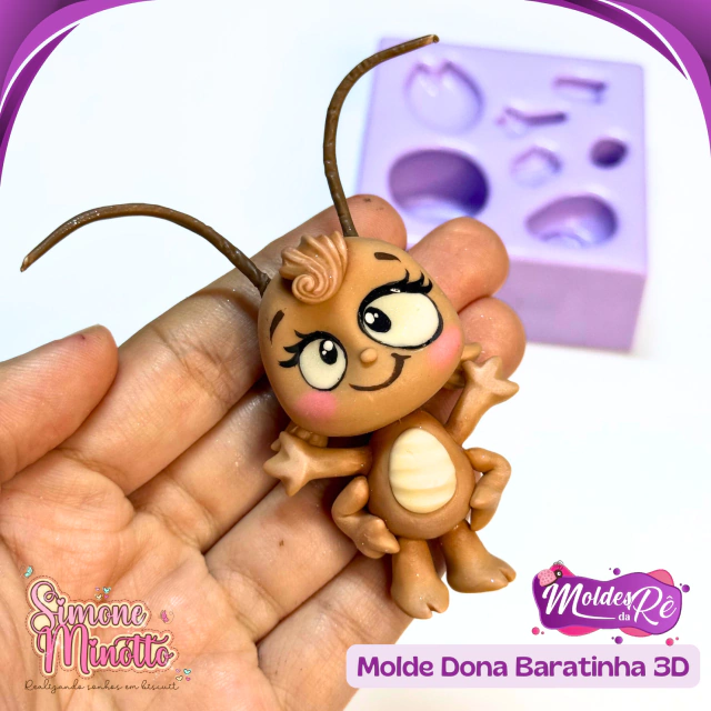 passo a passo molde corpo baratinha galinha pintadinha