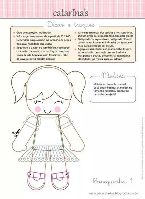 10 ideias criativas de bonecas de feltro para guirlanda