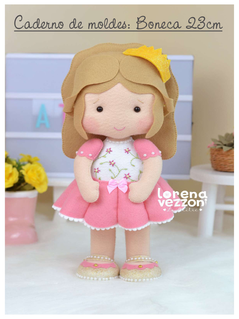 10 ideias criativas de bonecas de feltro para guirlanda