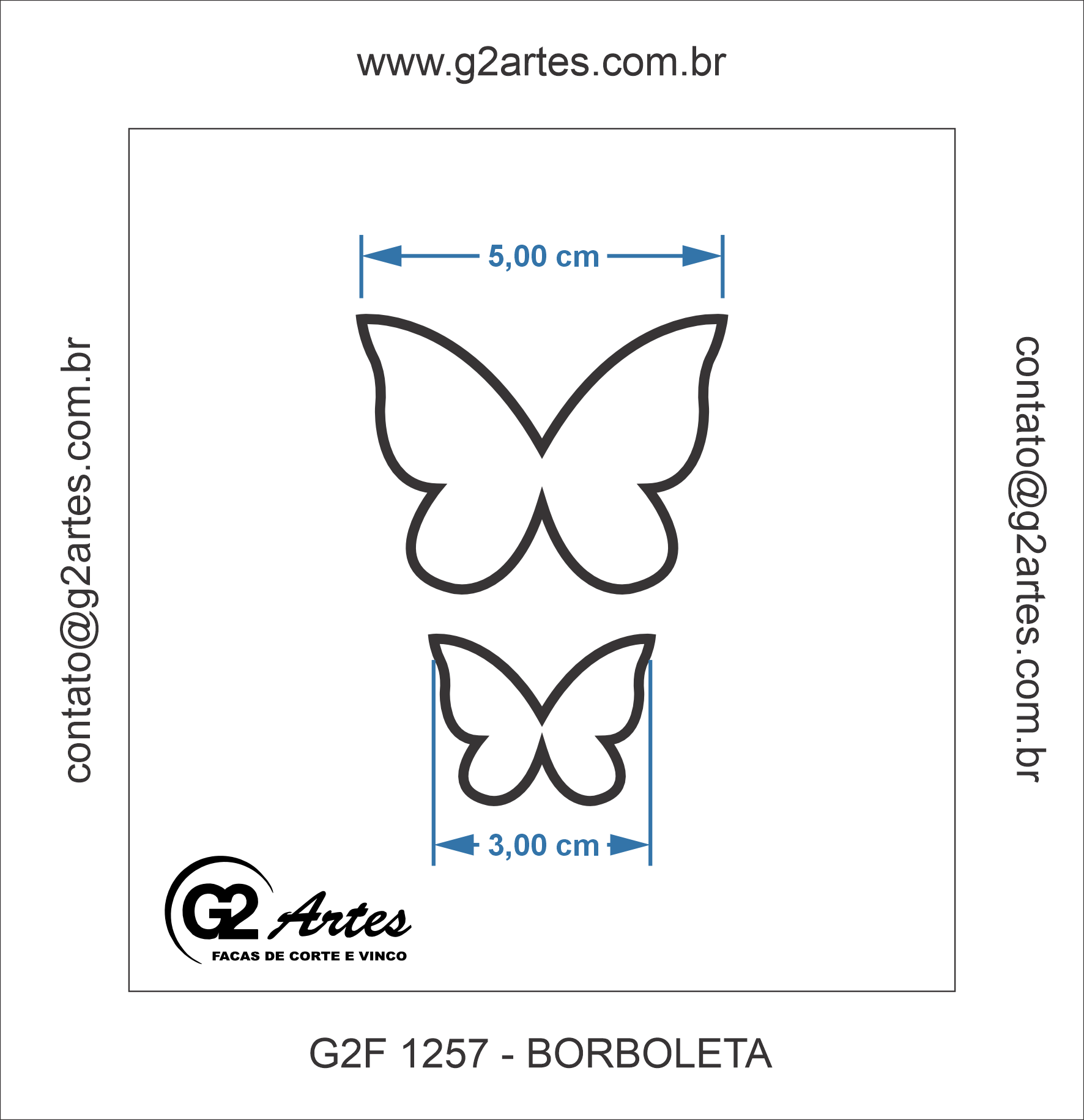 diy com molde borboleta