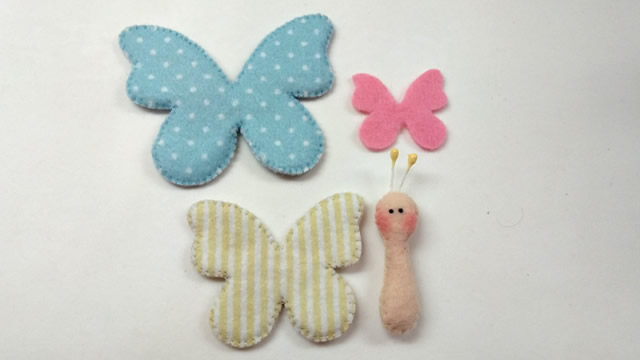moldes de borboleta em feltro para imprimir grátis