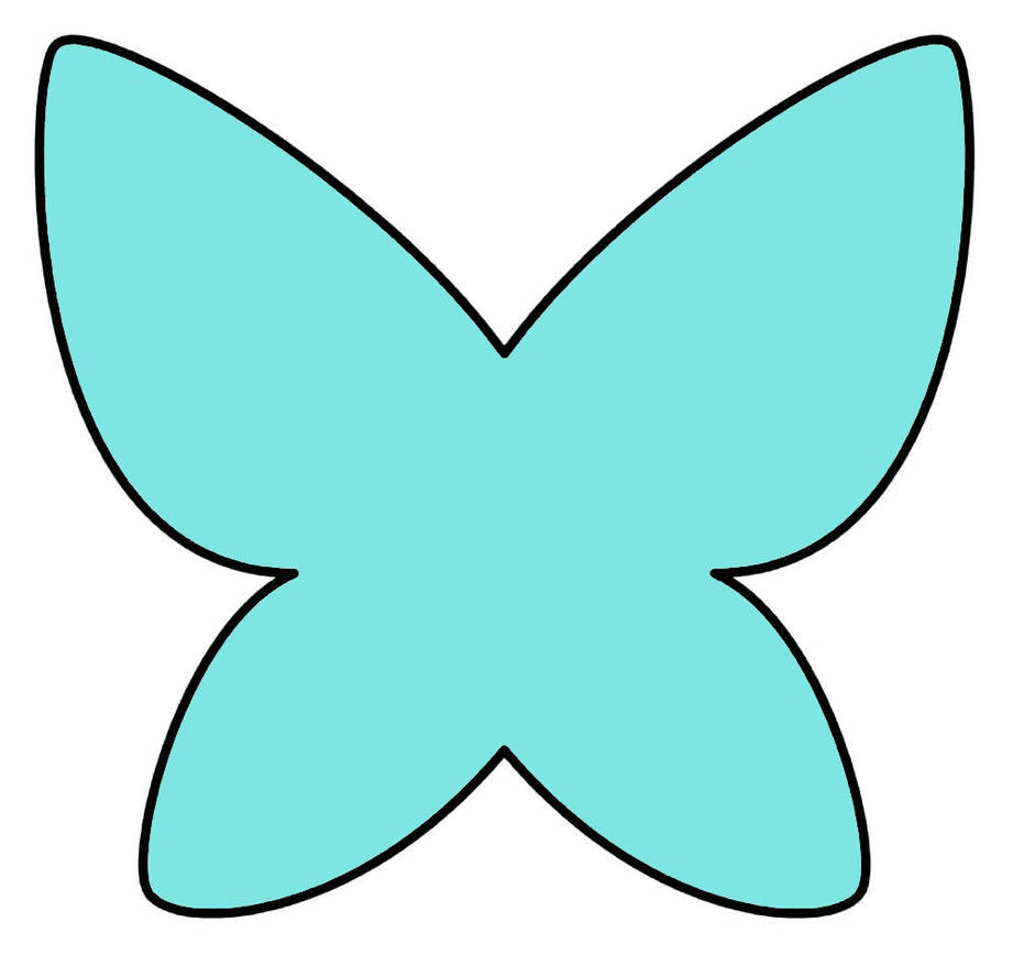 molde borboleta para imprimir em tamanho real