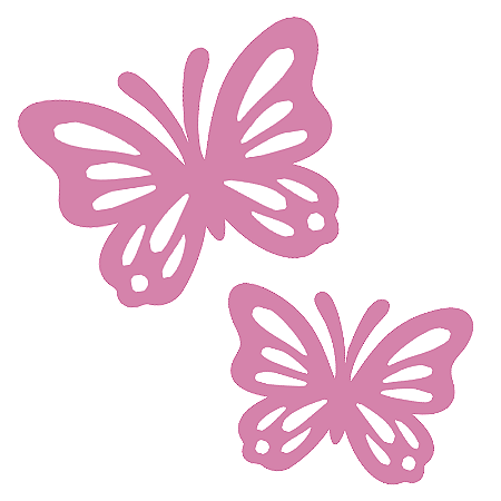 molde borboleta para papel